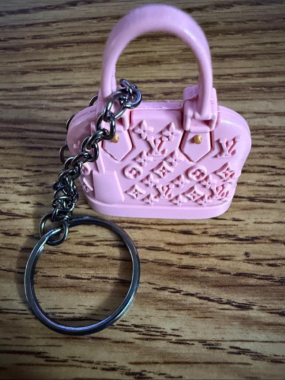 Pink Mini Bag Keychain
